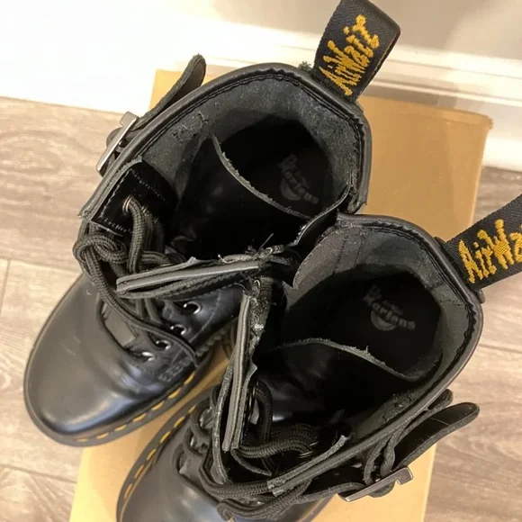 Dr. Martens Black Leather Boots - Picture 5 of 5